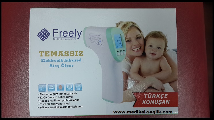 MEDİKAL SARF MALZEMELER :: TEMASSIZ ALINDAN ATEŞ ÖLÇER-KONUŞAN EV TİPİ