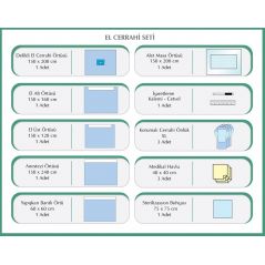 EL AMELİYAT CERRAHİ ÖRTÜ SETİ