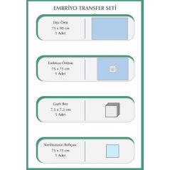 EMBRİYO TRANSFER STERİL ÖRTÜ SETİ