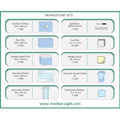 KRANİOTOMİ ÖRTÜ SETİ -AMELİYAT ÖRTÜ-SETİ