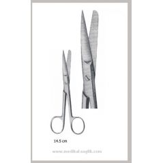 CERRAHİ-MAKAS-SİVRİ/KÜT UÇLU DÜZ