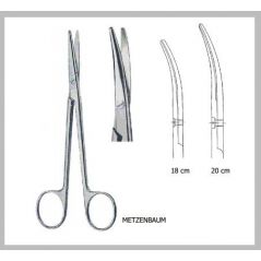 METZEMBAUM MAKAS 20CM EĞRİ (DİSEKSİYON MAKASI)