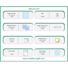 MİNİ İMPLAT SETİ-DENTAL ÖRTÜ SETİ