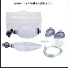 SİLİKON AMBU SETİ_REUSABLE AMBU YETİŞKİN