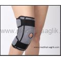 VİZOR NEOPREN PATELLA VE LİGAMENT DESTEKLİ BEDENSİZ DİZLİK-GRİ KUMAŞ