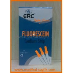 FLUORESCEİN SODİUM STRİP_FLUORESCEİN KAĞIDI 100 LÜK