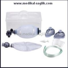 SİLİKON AMBU SETİ_REUSABLE AMBU YETİŞKİN