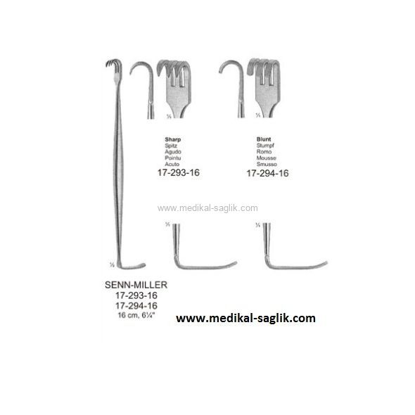 SENN MİLLER EKARTÖR SİVRİ 16 CM