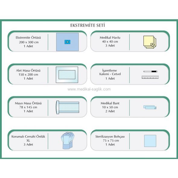 EKSTREMİTE ÖRTÜ SETİ