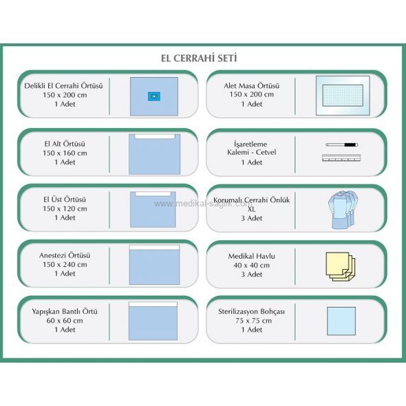 EL AMELİYAT CERRAHİ ÖRTÜ SETİ