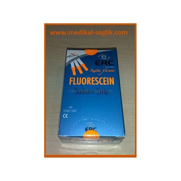 FLUORESCEİN SODİUM STRİP_FLUORESCEİN KAĞIDI 100 LÜK