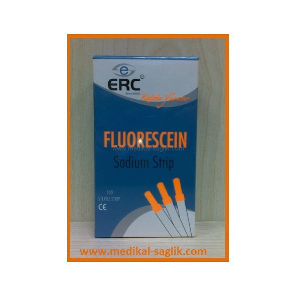 FLUORESCEİN SODİUM STRİP_FLUORESCEİN KAĞIDI 100 LÜK