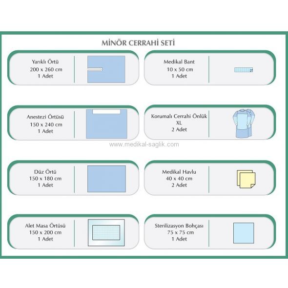 STERİL MİNÖR CERRAHİ ÖRTÜ SETİ