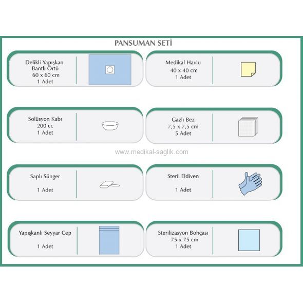 STERİL PANSUMAN ÖRTÜ SETİ