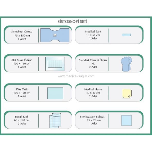 SİSTOSKOPİ STERİL ÖRTÜ SETİ