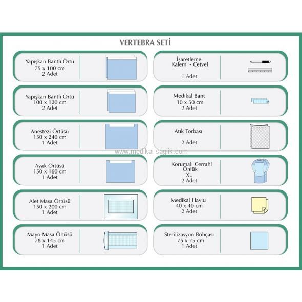 VERTEBRA STERİL ÖRTÜ SETİ